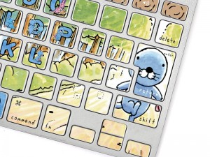 『ぼのぼの』仕様のゆる可愛いキーボードにカスタマイズ! こんなPCだったら和む 『ぼのぼの』仕様のゆる可愛いキーボードにカスタマイズ! こんなPCだったら和む