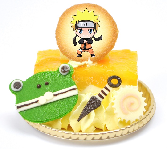 参上！うずまきナルトケーキ(アップル＆ピーチケーキ)