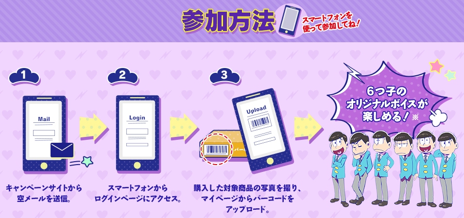 ボイス動画 6つ子オリジナルボイスはコンプリートした おそ松さん ハウス食品キャンペーンは5月21日まで オタ女