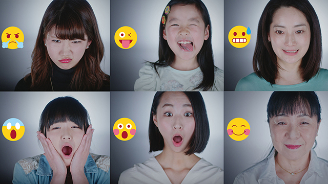 SNSの絵文字と同じ表情できる？　資生堂『表情プロジェクト』がチャレンジ動画を公開