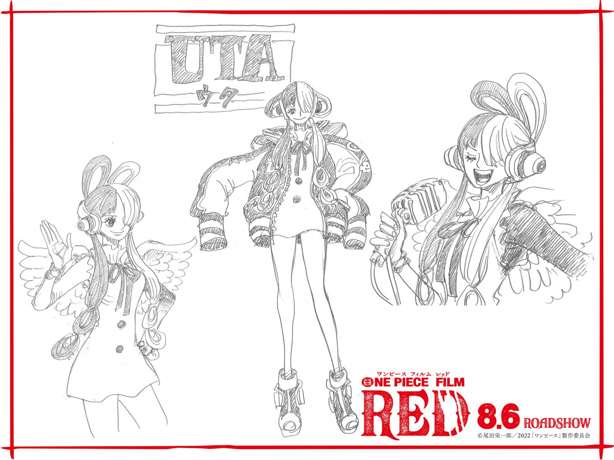 謎の少女が 赤髪のシャンクス の娘 ウタ と判明し ガチで衝撃 と話題 One Piece Film Red 特報映像 設定画解禁 オタ女