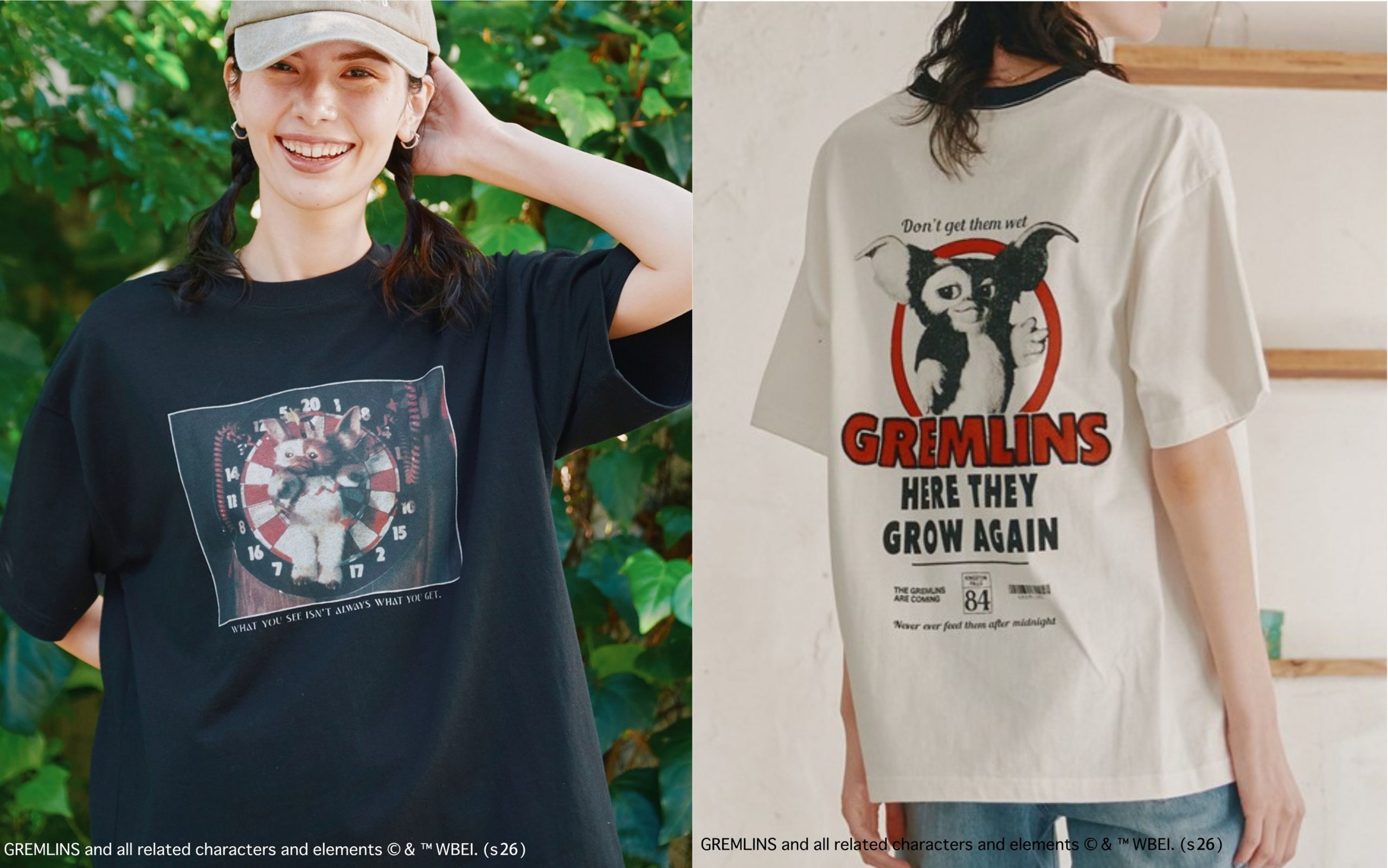 映画『グレムリン』名シーン「ダーツの的にされるギズモ」Tシャツも！ユニセックスなアパレルコレクション発売